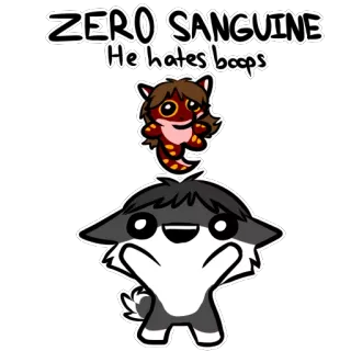 ✨ 0c688f3f Zero Sanguine ZERO SANGUINE
He hates boops anime, stiker, Zero Sanguine, hewan peliharaan, imut, Boop whatsapp sticker