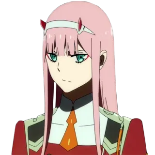 Darling in the franxx Zero Two telegram stickers