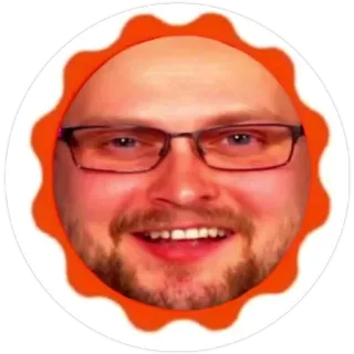 🌞 aa451fe5 pria, wajah, kacamata, tersenyum, potret, orang telegram sticker