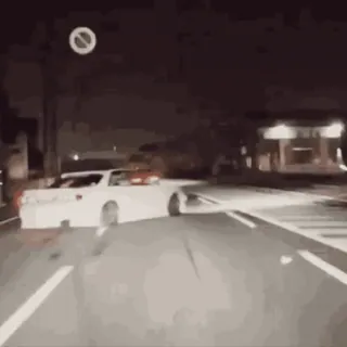 🍑 8a44038d Auto, Nacht, Straße, Fahrzeug, Fahren, Transport whatsapp sticker