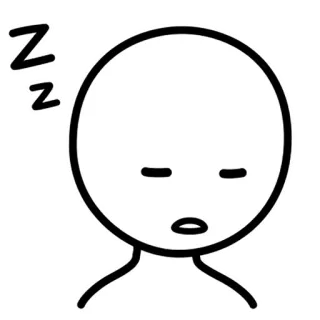 🤔 e1956fcb ZZZ นอน, กำลังนอน, เหนื่อย, งีบ, ฝัน, zzz, พักผ่อน telegram sticker