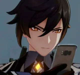 😠 d3de19ec Zhongli Genshin Impact 애니메이션, 게임, 종려, 원신 telegram sticker