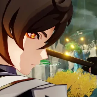 💰 360a745a Zhongli Genshin Impact видеоигра, аниме, персонаж, Чжун Ли, Genshin Impact whatsapp sticker