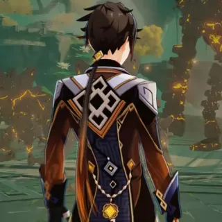 💰 70093fe8 Zhongli Genshin Impact игра, персонаж, Genshin Impact, Чжун Ли whatsapp sticker