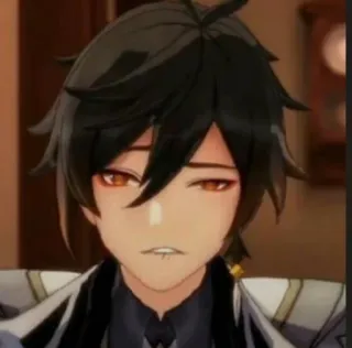 😏 0d3ecfb8 Zhongli Genshin Impact anime, video game, genshin impact, zhongli, character telegram sticker