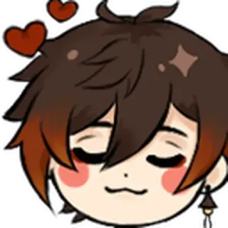 🥰 d9d746d0 Zhongli Genshin Impact genshin impact, zhongli, anime, karakter, video game whatsapp sticker