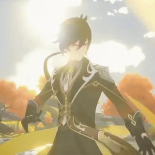 🪨 c2d39763 Zhongli Genshin Impact чжун ли, genshin impact, персонаж, игра telegram sticker