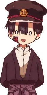 😀 13a0fb85 Hanako-kun Toilet-bound Hanako-kun Аниме, Манга, Чиби, Персонаж, Милый telegram sticker