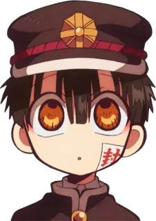 😯 515ea932 Hanako-kun Toilet-bound Hanako-kun Аниме, Манга, Hanako-kun, Японский, Персонаж, Наклейка telegram sticker