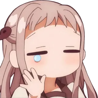 👋 5741fb6e Yashiro Nene Toilet-bound Hanako-kun Аниме, Ясиро Нэнэ, Грустно, Плачущий, Туалетный мальчик Ханако telegram sticker