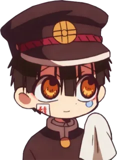 😢 68f84af8 Hanako Toilet-bound Hanako-kun Аниме, Манга, Hanako-kun, Туалетный Ханако, Милый, Школьная форма telegram sticker