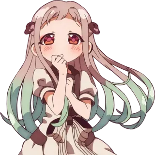 😍 cc599efe Nene Yashiro Toilet-Bound Hanako-kun Аниме, Мультфильм, Девушка, Милый, Манга telegram sticker