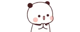 🔰 11195e7c Panda, Słodki, Kawaii, Zwierzę, Kreskówka telegram sticker
