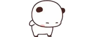 🔰 54e6f8b5 słodkie, panda, postać, naklejka, kreskówka telegram sticker