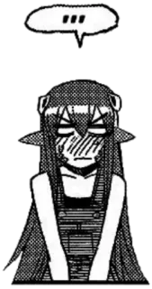 🐍 732f3aae ... Anime, Manga, Fille, Mignon, Expression whatsapp sticker