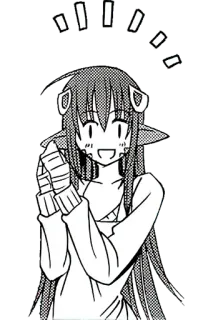 🐍 791deb1c Anime, Manga, Personnage, Joyeux, Applaudissements, Mignon whatsapp sticker