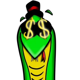 Слепой Змей 2 by @TGSHAvKAT telegram stickers