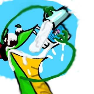 🥛 f4b63420 MILK Dessin animé, Lait, Verser, Boisson, Illustration telegram sticker