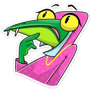 🤔 e37f563c 만화, 도마뱀, 웃긴, 동물, 스티커 telegram sticker