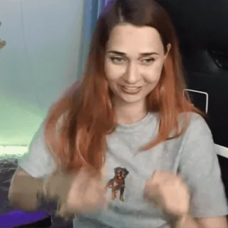 👆 8e6298e7 犬, ロットワイラー, Tシャツ, 服, 女性 telegram sticker