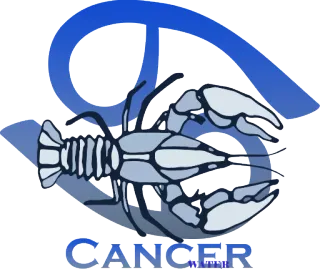 ♋ 4a08fd39 CANCER astrology, zodiac, crab, cancer, water telegram sticker