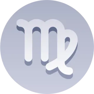 ♍ cb73678f zodiac, virgo, astrology, sign telegram sticker