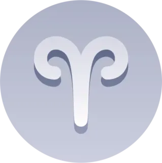😌 33667128 astrologi, zodiak, aries, horoskop, simbol, tanda telegram sticker