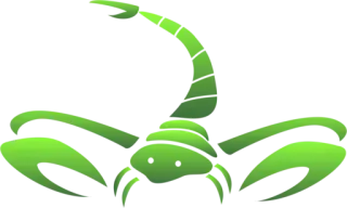 😚 41d0738d kalajengking, hewan, serangga, hijau, alam, araknida telegram sticker