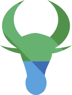 😚 a8155f84 simbol, hijau, biru telegram sticker