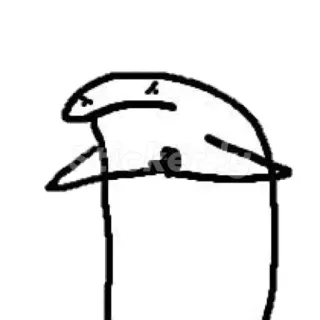 😠 2765844f 棒人間, ミーム, イラスト, シンプル, アニメ telegram sticker