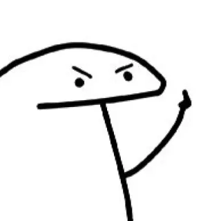 🖕 93c0b918 棒人間, 中指, 攻撃的, ジェスチャー telegram sticker