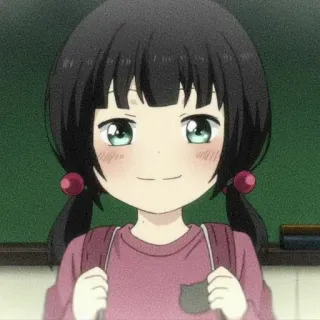 😇 0fd856cd Anime, Meisje, Schoolmeisje, Schattig, Japans, Cartoon telegram sticker