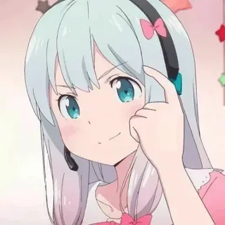 🥴 6eb64052 Anime, Schattig, Meisje, Cartoon telegram sticker