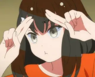 ✌️ b31432f9 Anime, Meisje, Schattig, Pose, Jeugdig, Cartoon telegram sticker