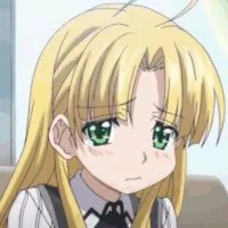 😤 d90aab86 Asia Argento High School DxD Anime, Meisje, Blond, Huilend, Verdrietig, Asia Argento, High School DxD telegram sticker