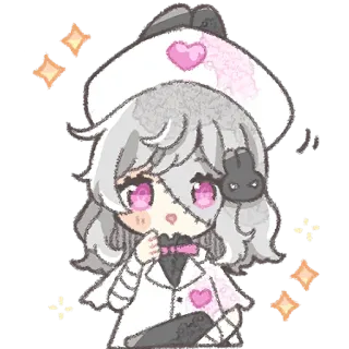 😯 37b92aaa pielęgniarka, słodkie, kawaii, pastelowy, anime, serce, gotyk, lolita telegram sticker