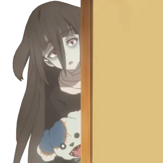 👀 bd8d16cb anime, zombie, creepy, horror, scary, ghost, manga telegram sticker