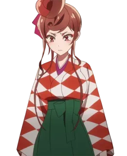 😡 fbe0ae13 อนิเมะ, ตัวละคร, ผู้หญิง, สไตล์ญี่ปุ่น, ชุด telegram sticker