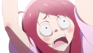 😱 11b4c0fe アニメ, ショック, 漫画, 面白い, 赤髪, 心配, 怖い telegram sticker