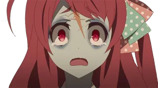 😢 455cc9e1 アニメ, ゾンビ, 泣く, 女の子, 悲しい, 漫画 telegram sticker