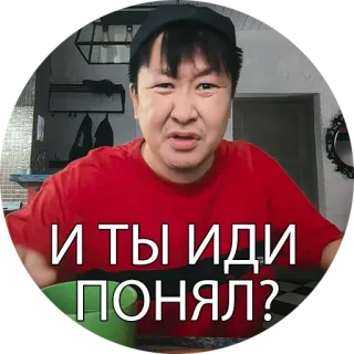 😩 54f301db И ТЫ ИДИ ПОНЯЛ? telegram sticker