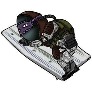 😴 9f2d860f schlafen, Bett, Maske, Ruhe, Figur, entspannen telegram sticker