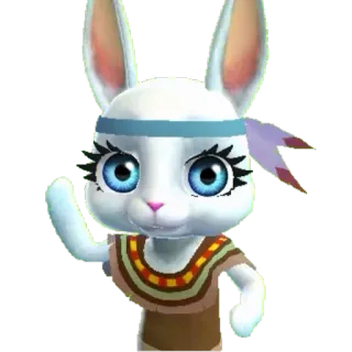 🙋‍♂️ 03405228 ウサギ, 動物, アニメ, キャラクター telegram sticker