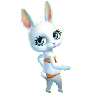 👙 419da7bb うさぎ, ウサギ, マンガ, 動物 telegram sticker