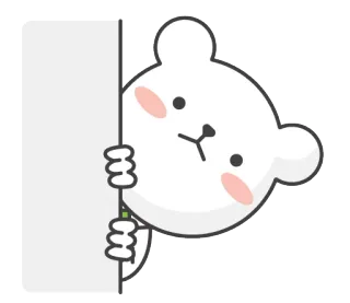 😎 4218e3f4 orso, carino, adesivo, kawaii, animale telegram sticker