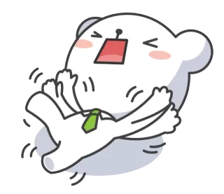 😭 8285c52d cartone animato, orso, carino, arrabbiato, emotivo, personaggio telegram sticker