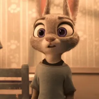 🍂 f838fee7 Judy Hopps Zootopia Judy Hopps, Zootopia, Coelho, Desenho animado, Disney, Animação whatsapp sticker