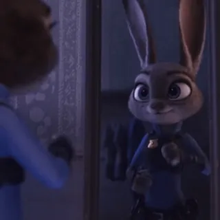 👮 e4a2f01a Judy Hopps Zootopia zootopia, polisi, kartun, hewan, karakter, disney whatsapp sticker