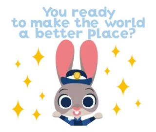 🐰 27c04f26 Judy Hopps Zootopia cartoon, police, bunny, officer, zootopia, judy hopps telegram sticker