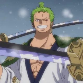 🧩 05ced466 Roronoa Zoro One Piece Anime, Espadachín, Pirata, Zoro, One Piece telegram sticker